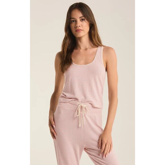 Z Supply Lana Stripe Tank - Lilac Punch NWT SIZE XS L - Picture 1 of 4